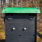 Nestera Large Raised Chicken Coop, Green and Black