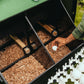 Nestera Large Raised Chicken Coop, Green and Black