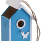 Butterfly Skies Bird House, Blue