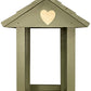 Valentine Fly Through Bird Feeder, Green