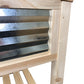 Panacea Cedar & Galvanized Steel Elevated Planter Bed, 4'L
