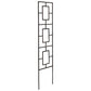 Panacea Contemporary Pot Trellis, Black, 46"H