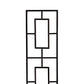 Panacea Contemporary Pot Trellis, Black, 46"H