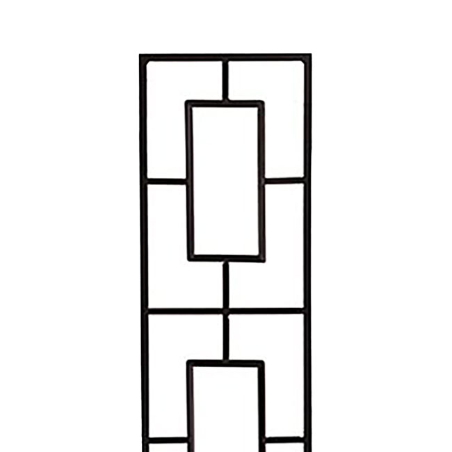 Panacea Contemporary Pot Trellis, Black, 46"H