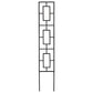 Panacea Contemporary Pot Trellis, Black, 46"H