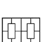 Panacea Contemporary Trellises, Black, 78"H, Pack of 5