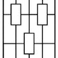 Panacea Contemporary Trellises, Black, 78"H, Pack of 5