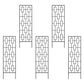 Panacea Contemporary Trellises, Black, 78"H, Pack of 5