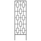 Panacea Contemporary Trellises, Black, 78"H, Pack of 5