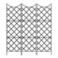 Panacea Giant Trellis, Black, 108"H, Pack of 3