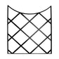 Panacea Giant Trellis, Black, 108"H, Pack of 3