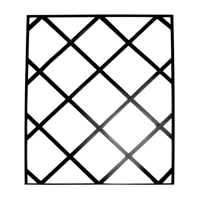 Panacea Giant Trellis, Black, 108"H, Pack of 3