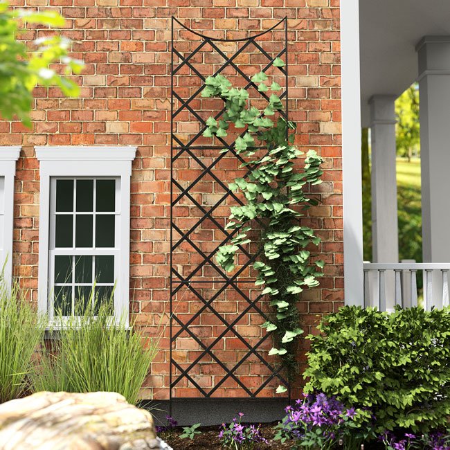Panacea Giant Trellis, Black, 108"H, Pack of 3