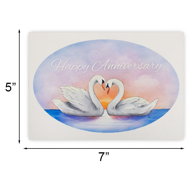 "Happy Anniversary" Greeting Card by Prime Retreat