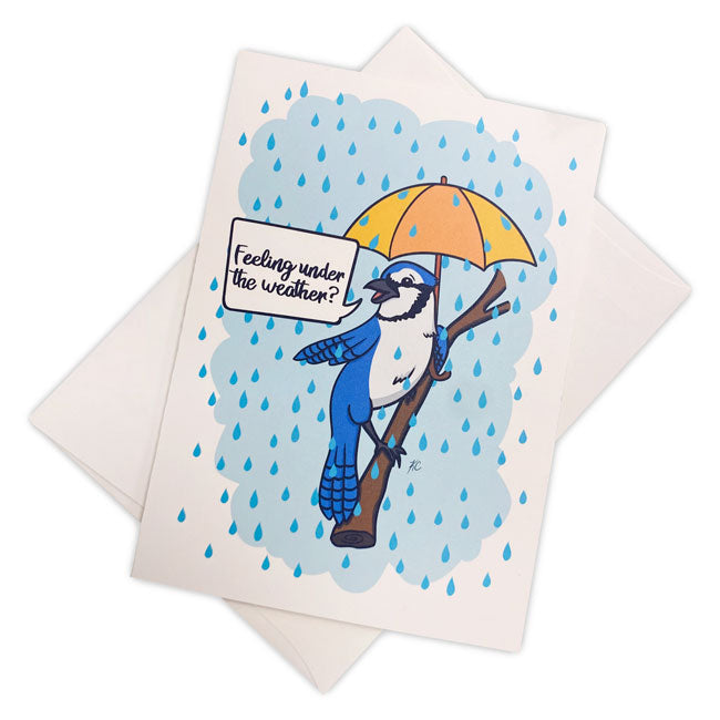 "Under the Weather" Greeting Card by Prime Retreat