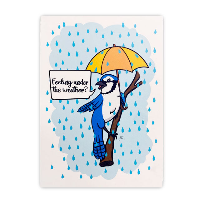 "Under the Weather" Greeting Card by Prime Retreat