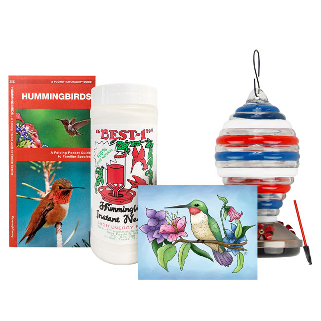 Classic Hummingbird Feeding Package by Prime Retreat