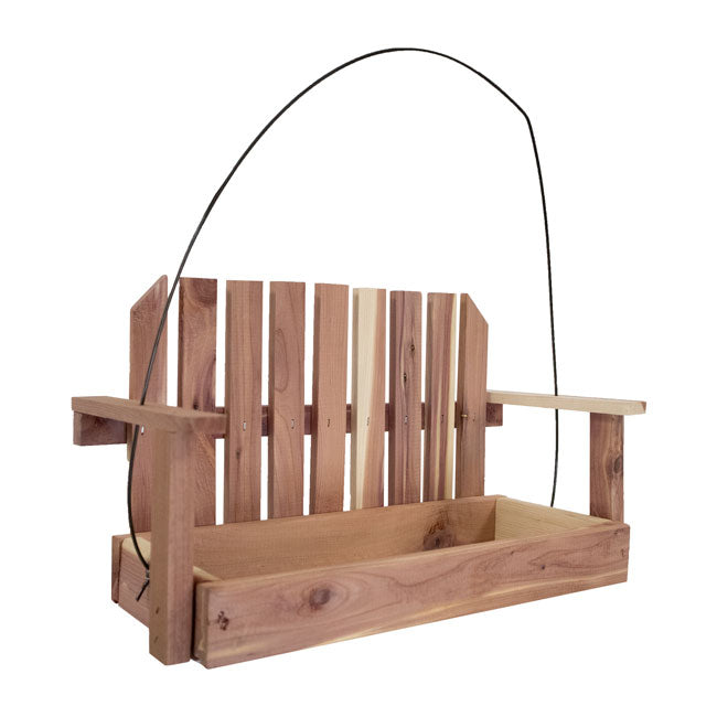 Amish Made Cedar Swing Seed Feeder