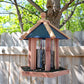 Amish Made Cedar & Recycled Plastic Gazebo Feeder, Blue