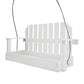 Amish Made Recycled Plastic Swing Seed Feeder, White