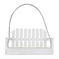 Amish Made Recycled Plastic Swing Seed Feeder, White