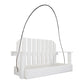 Amish Made Recycled Plastic Swing Seed Feeder, White