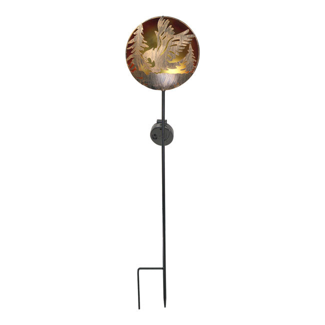Regal Night Sky Eagle Solar Stake
