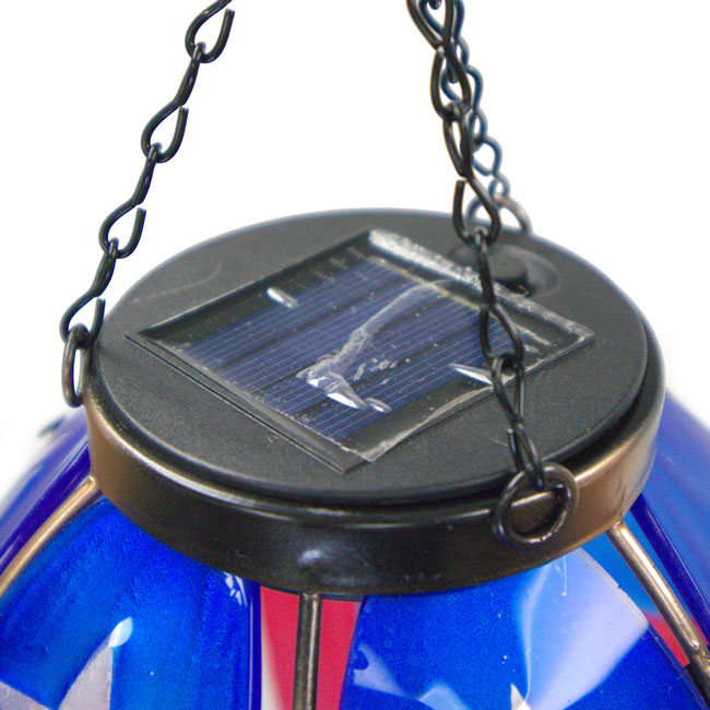 Regal Hot Air Balloon Solar Lantern, Americana, Large
