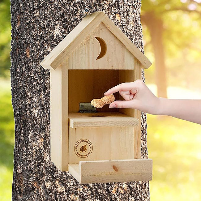 Uncle Dunkel's Outhouse Squirrel Feeder