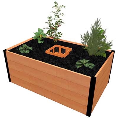 Vita Gardens Urban Composting Composite Garden Bed, 5'Lx3'W