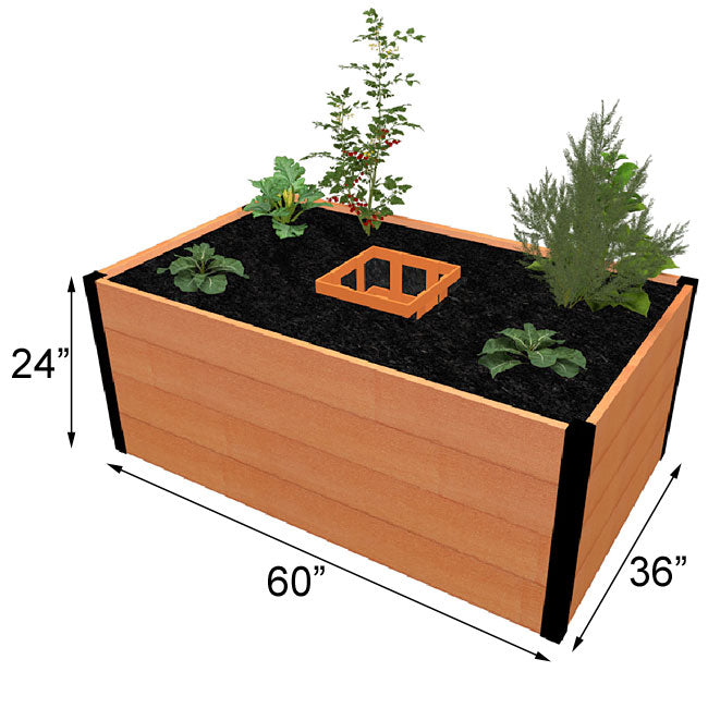 Vita Gardens Urban Composting Composite Garden Bed, 5'Lx3'W