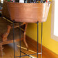Achla Oval Copper Plated Tub, Hammered Finish, 30.75"L