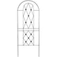 American GardenWorks Button Trellises, Black, 64.5"H, 2 Pack