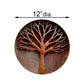 Ancient Graffiti Small Raised Tree Wall Disc, Brown, 12" dia
