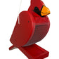 Amish Cardinal Shaped Bird Feeder