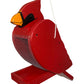 Amish Cardinal Shaped Bird Feeder