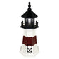Amish Montauk Lighthouse, Cherrywood & White, 33"H