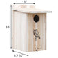 BestNest Premium Screech Owl / Kestrel House