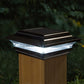 Classy Caps Imperial Solar Post Lights, Black, Pack of 2