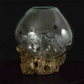 Cohasset Molten Glass Bowl & Natural Wood Sculpture, Large