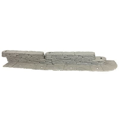 Emsco Bedrocks Stacked Faux Slate Edging Pieces, Pack of 4