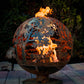 Esschert Design Steel Wildlife Fire Sphere, Large, 23" dia.