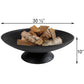Esschert Design Cast Iron Low Fire Bowl, Extra Large, 30.5"