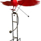 Esschert Staked Metal GIANT Flying Cardinal Rocker, 84"H