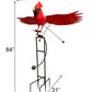 Esschert Staked Metal GIANT Flying Cardinal Rocker, 84"H
