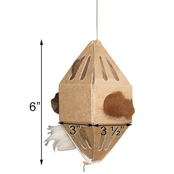 GreenBird Eco Friendly Nesting Material Holder with Fibers