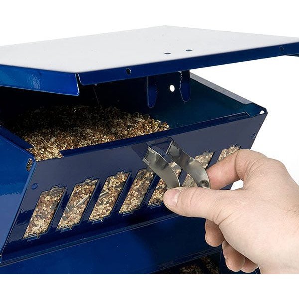Double Sided Absolute II Bird Feeder, Electric Blue