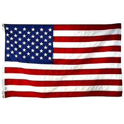 Heath Stitched Nylon American Flag with Grommets, 3' x 5'