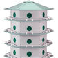 Heath 24-Room Deluxe Purple Martin House with Decoys