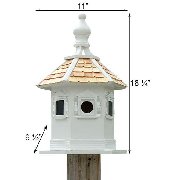 Home Bazaar Enchantment Bird House, White